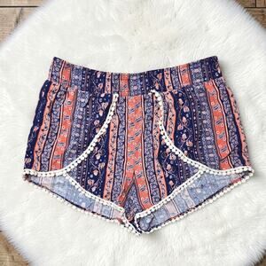 Festival IRIS Los Angeles Boho Hippie  Print Flowy Shorts M